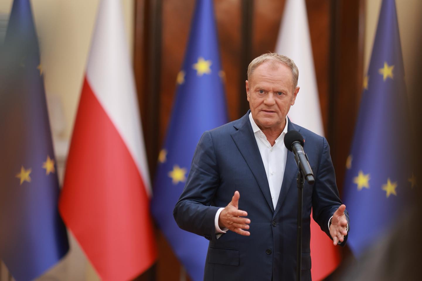 Туск: Польща без сумніву буде збивати об’єкти, які порушать повітряний простір